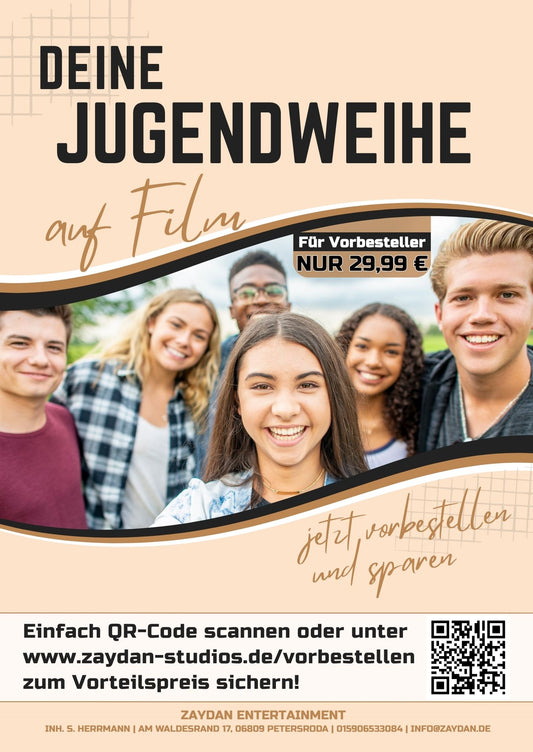 Jugendweihe-Video Vorbestellung mit Rabatt